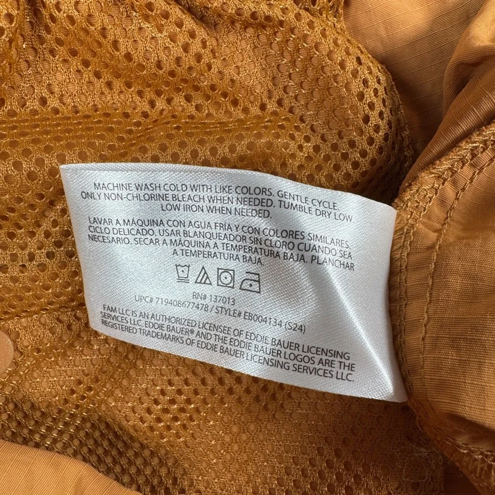 Eddie Bauer Mens XXL Shorts Brown Horizon Guide Cargo Hiking Belted 2XL